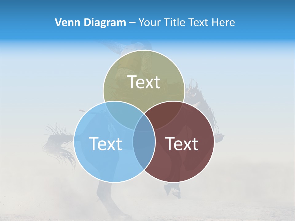 Horse Male Action PowerPoint Template