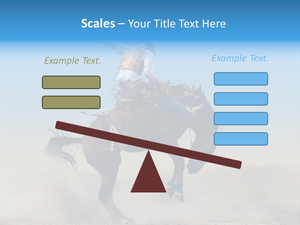 Horse Male Action PowerPoint Template