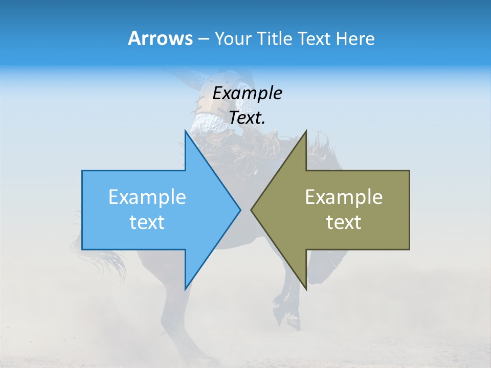 Horse Male Action PowerPoint Template