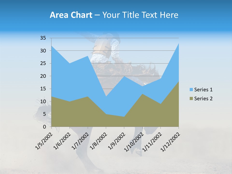 Horse Male Action PowerPoint Template