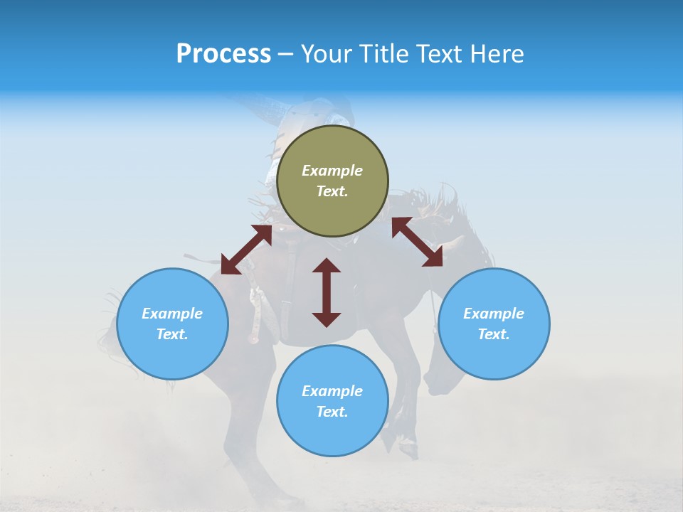 Horse Male Action PowerPoint Template