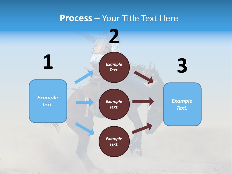 Horse Male Action PowerPoint Template