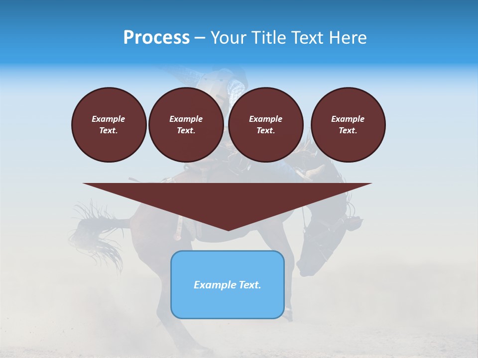 Horse Male Action PowerPoint Template