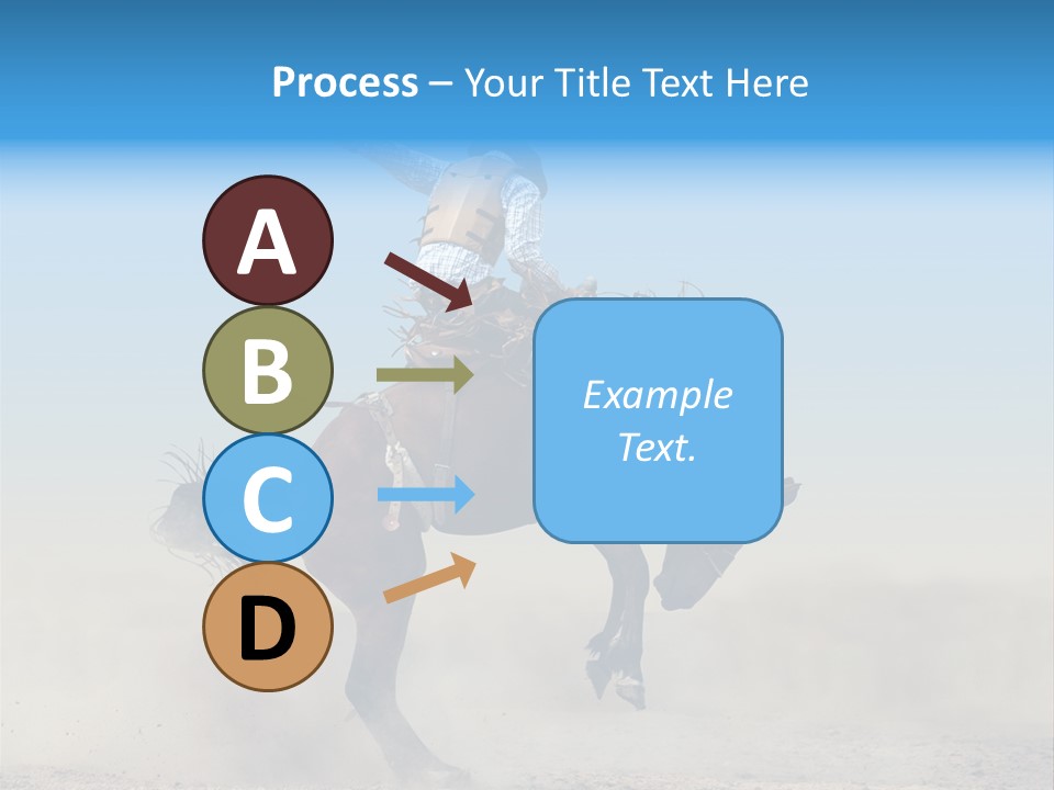 Horse Male Action PowerPoint Template