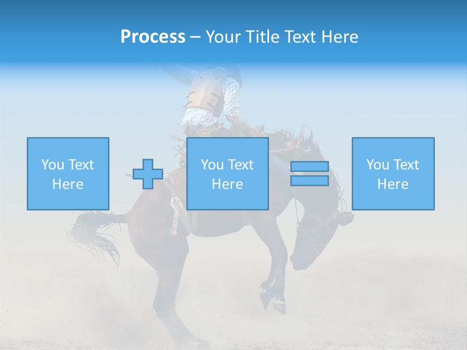 Horse Male Action PowerPoint Template