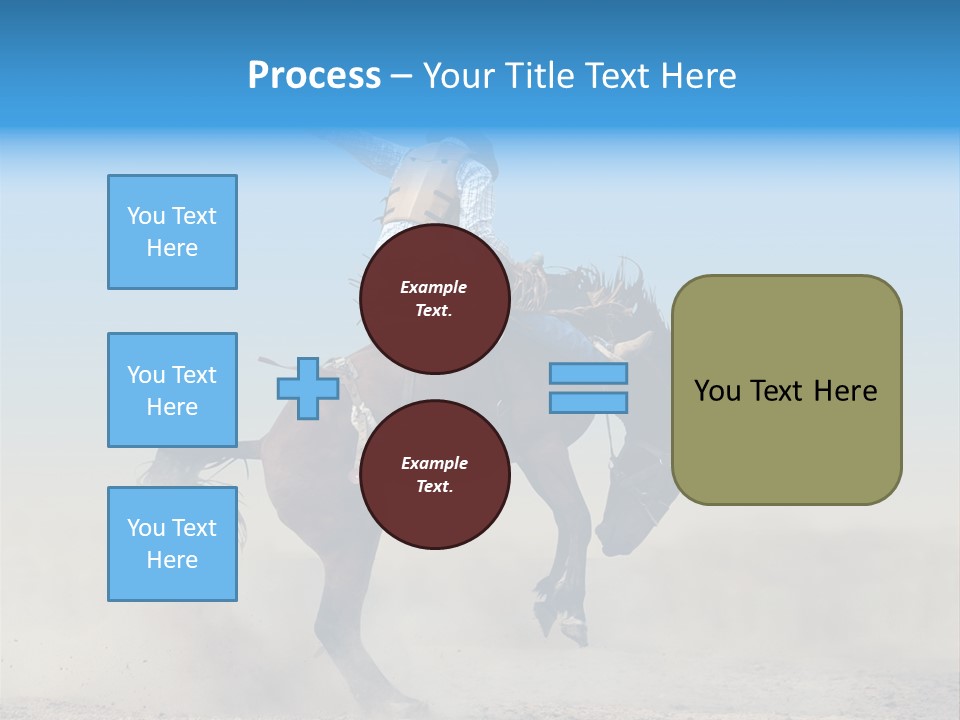 Horse Male Action PowerPoint Template