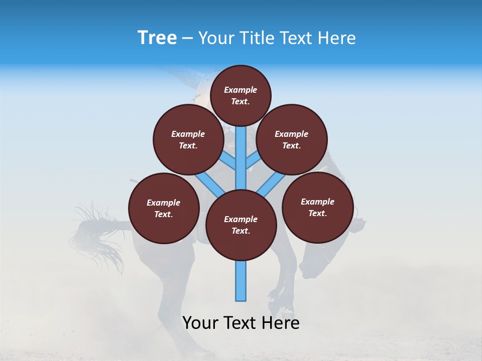 Horse Male Action PowerPoint Template