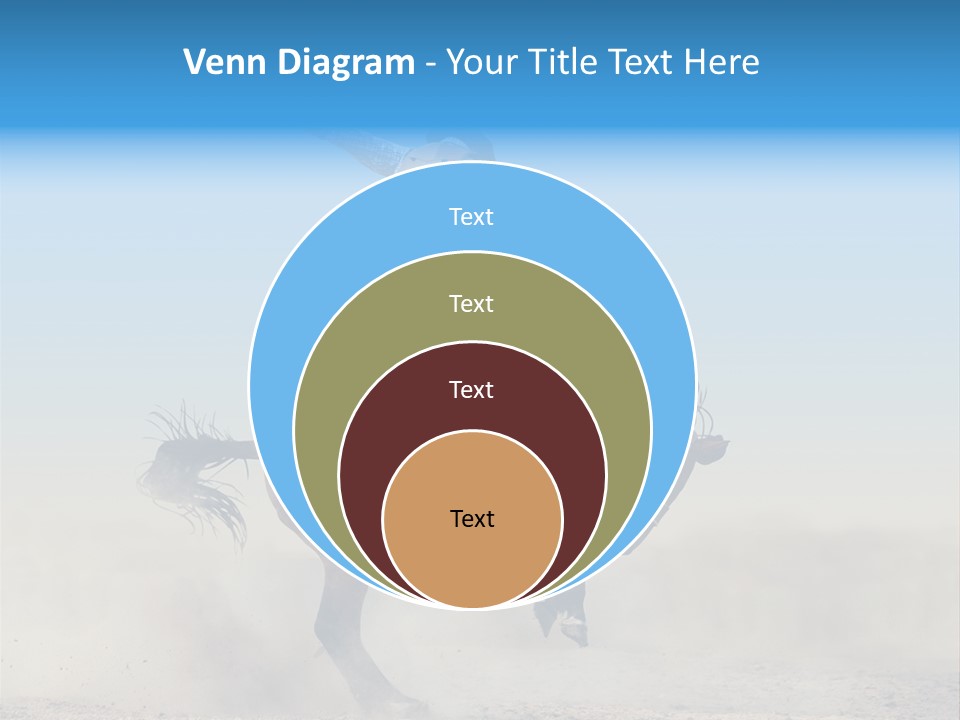 Horse Male Action PowerPoint Template