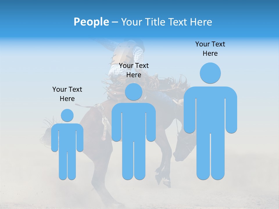 Horse Male Action PowerPoint Template