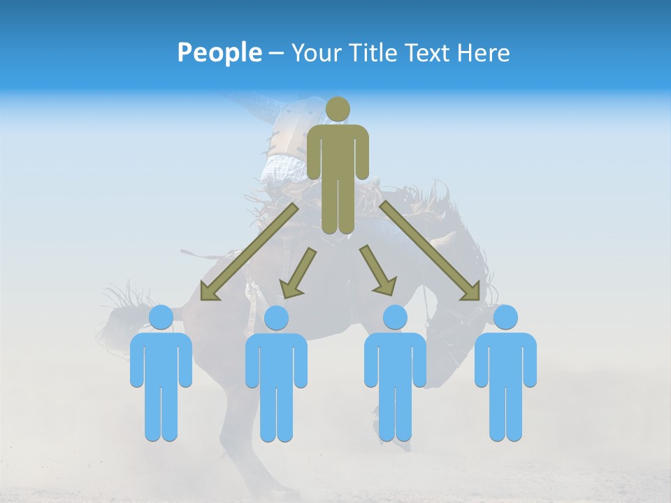 Horse Male Action PowerPoint Template