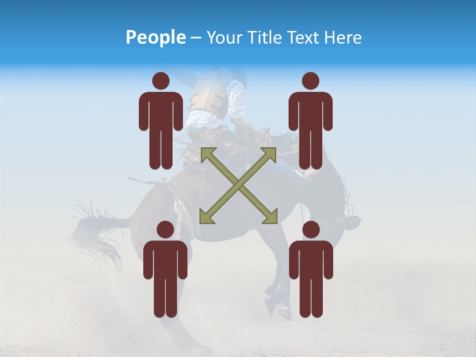 Horse Male Action PowerPoint Template