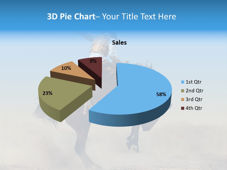 Horse Male Action PowerPoint Template