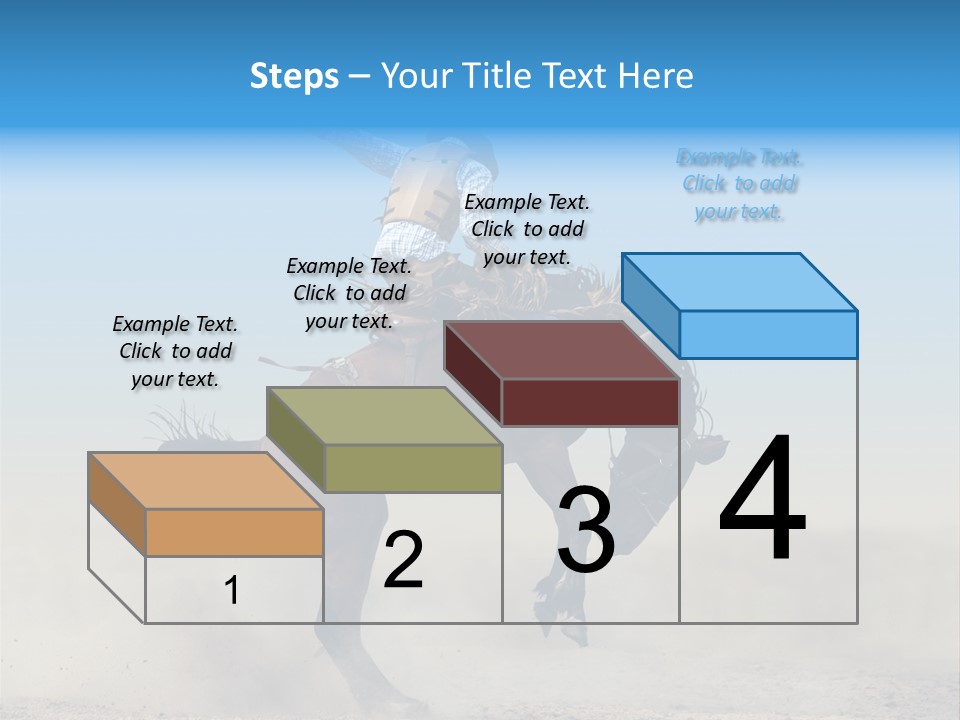 Horse Male Action PowerPoint Template