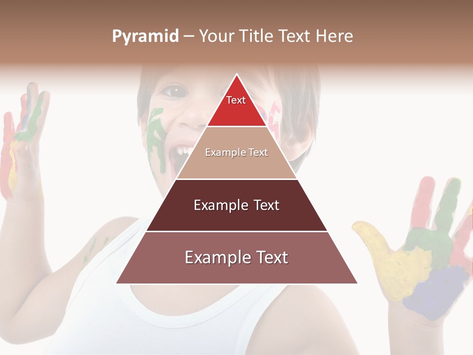 Isolated Hands Colorful PowerPoint Template