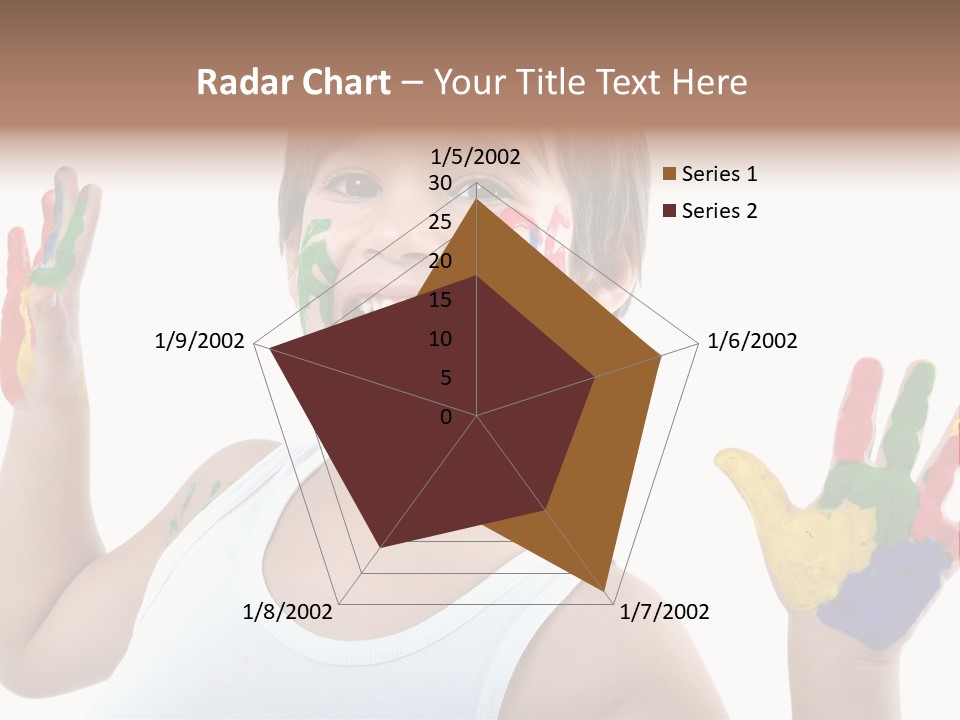 Isolated Hands Colorful PowerPoint Template