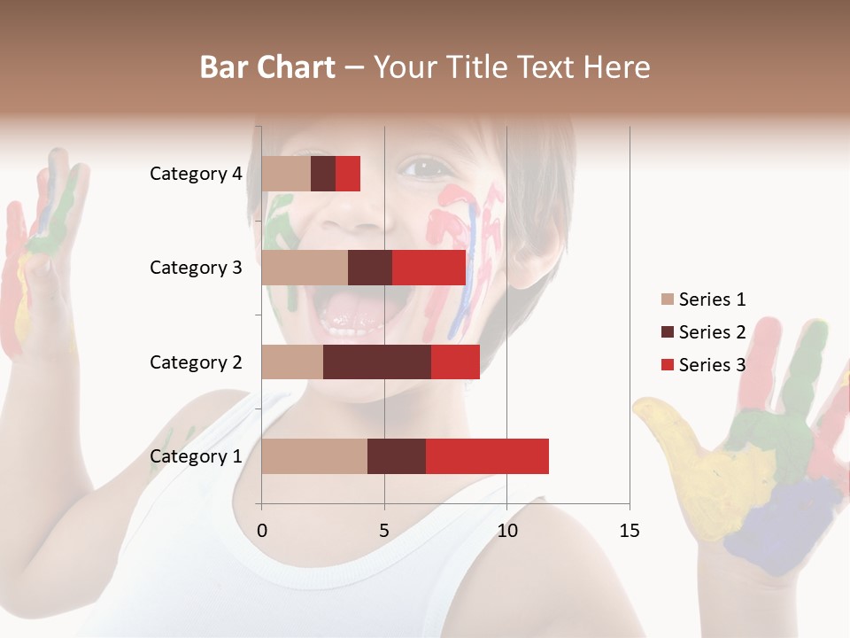 Isolated Hands Colorful PowerPoint Template