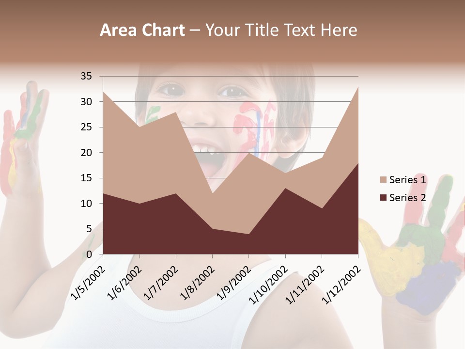 Isolated Hands Colorful PowerPoint Template