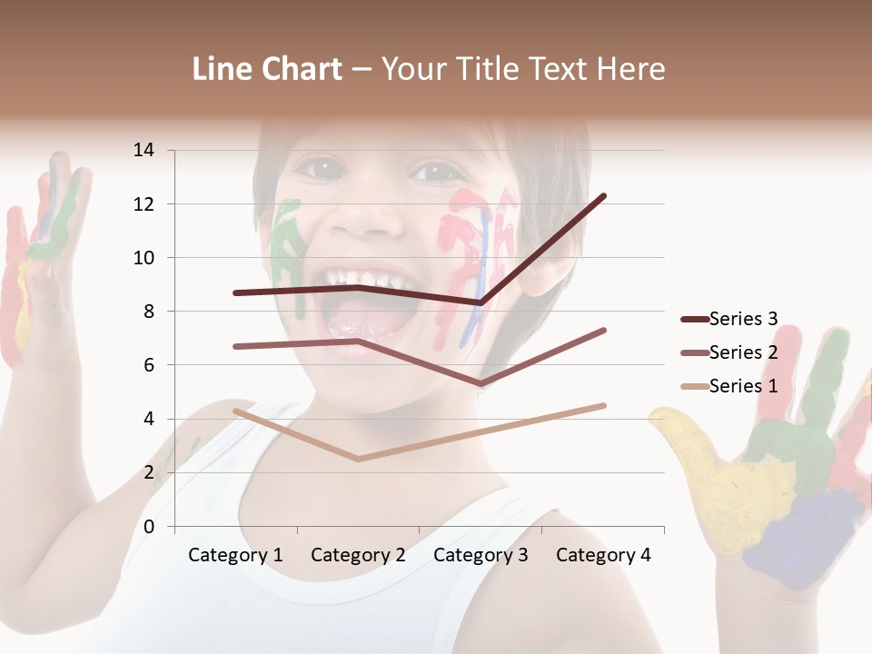 Isolated Hands Colorful PowerPoint Template