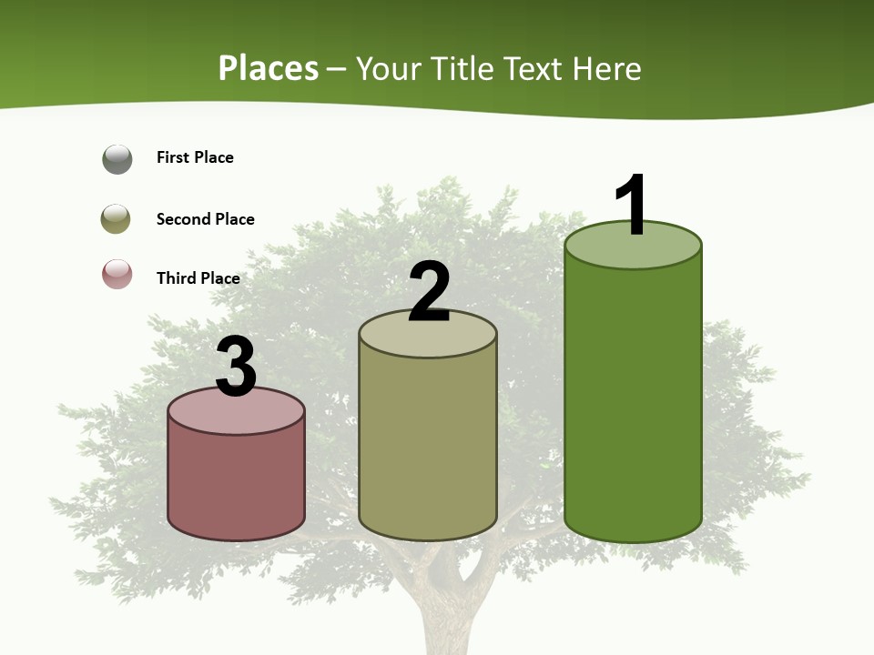 Eco Background Isolated PowerPoint Template