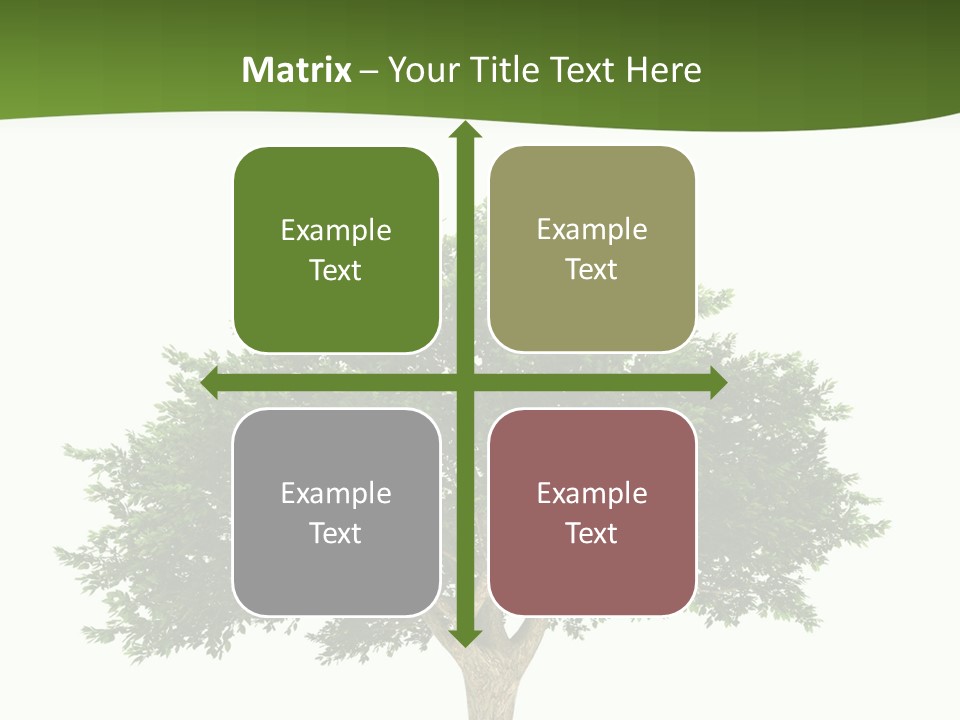 Eco Background Isolated PowerPoint Template