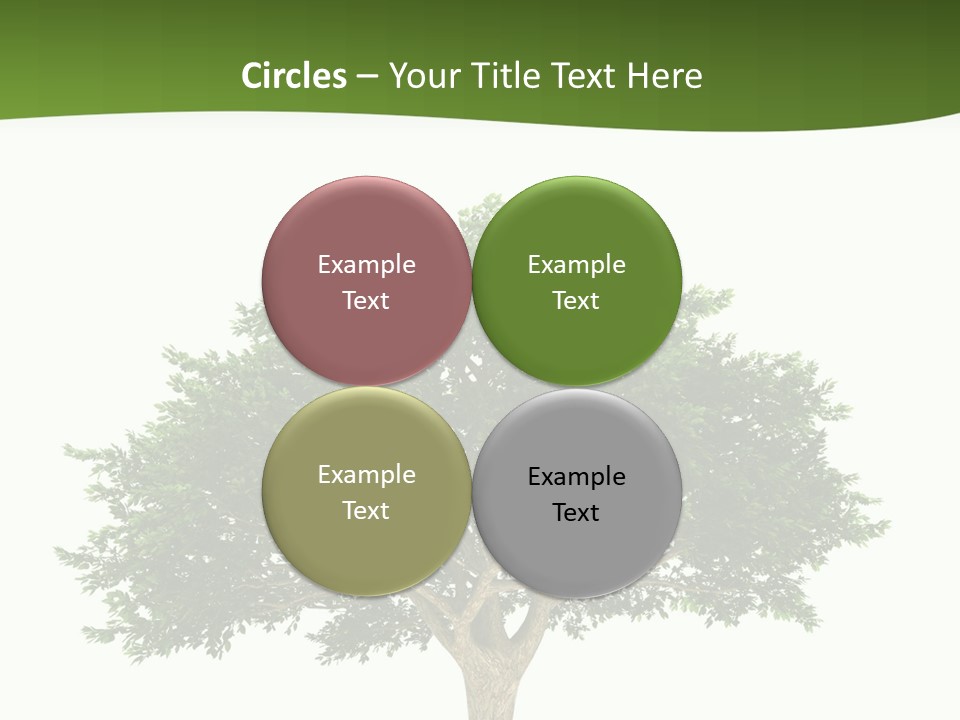 Eco Background Isolated PowerPoint Template