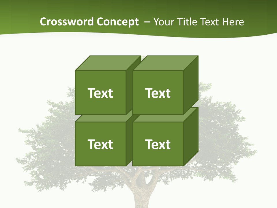 Eco Background Isolated PowerPoint Template