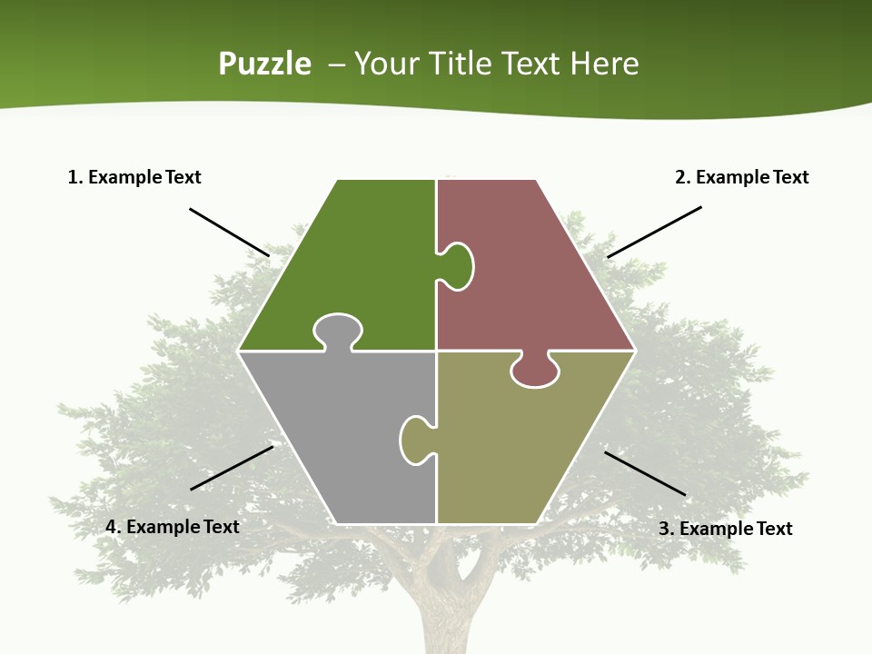 Eco Background Isolated PowerPoint Template