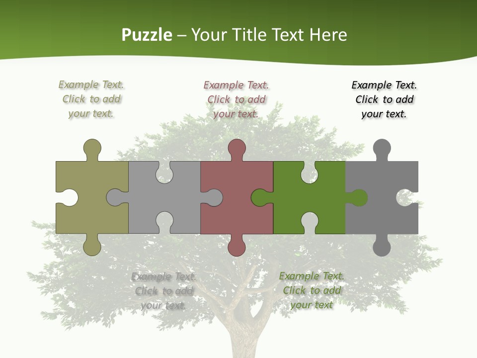 Eco Background Isolated PowerPoint Template