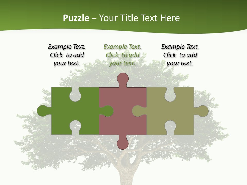 Eco Background Isolated PowerPoint Template