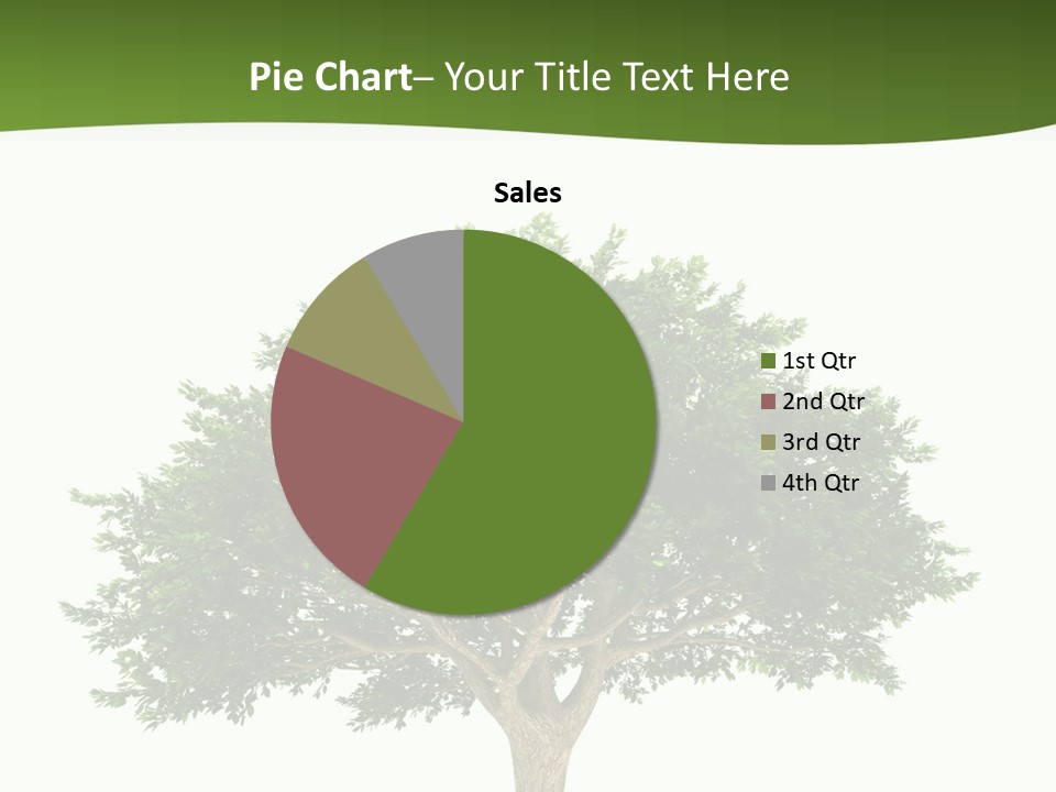 Eco Background Isolated PowerPoint Template