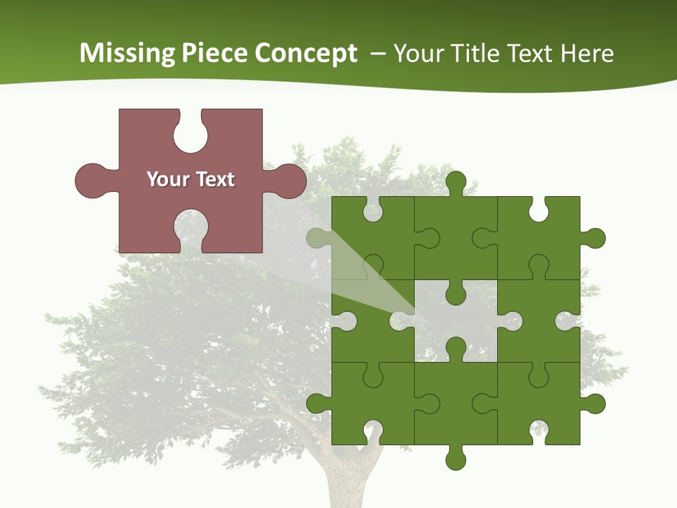 Eco Background Isolated PowerPoint Template