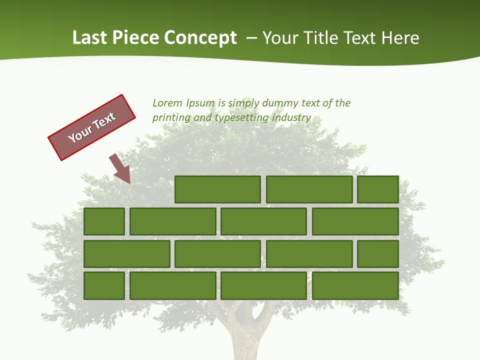 Eco Background Isolated PowerPoint Template