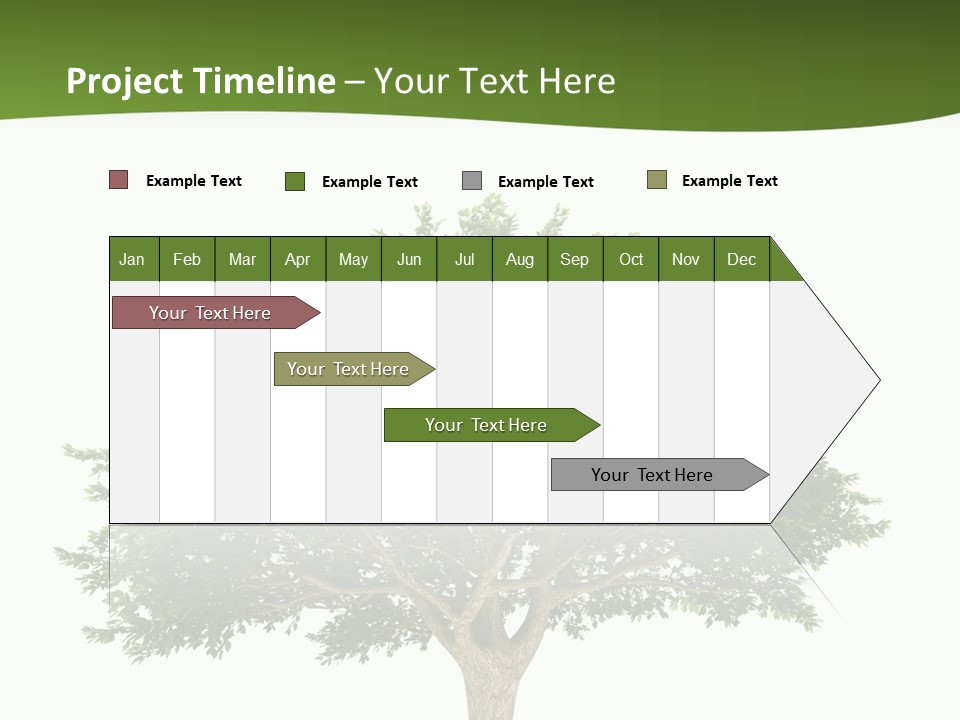 Eco Background Isolated PowerPoint Template