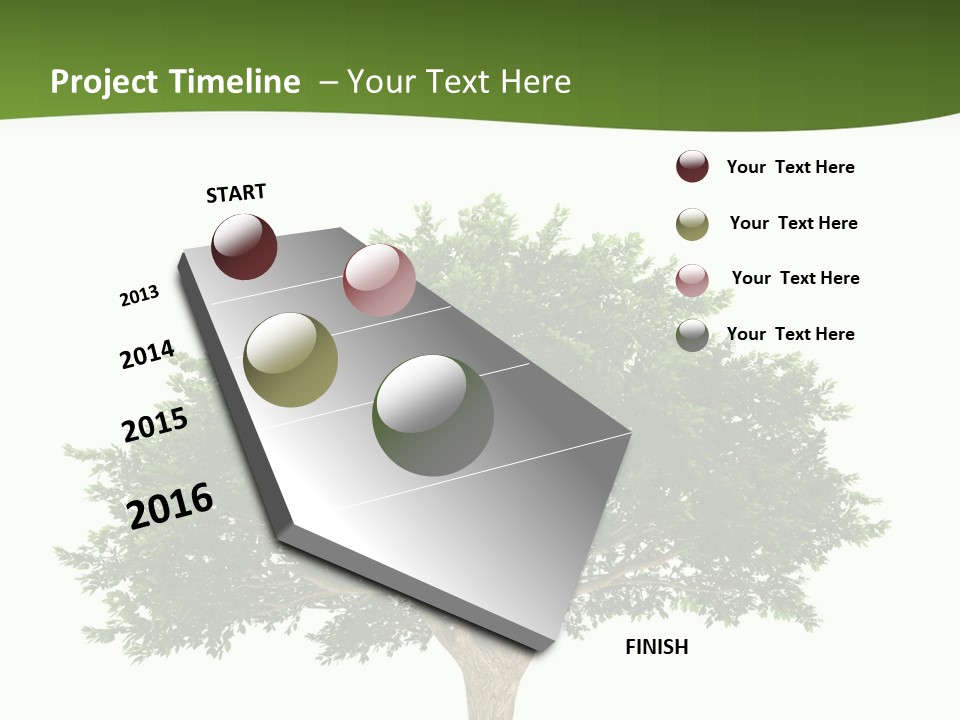 Eco Background Isolated PowerPoint Template