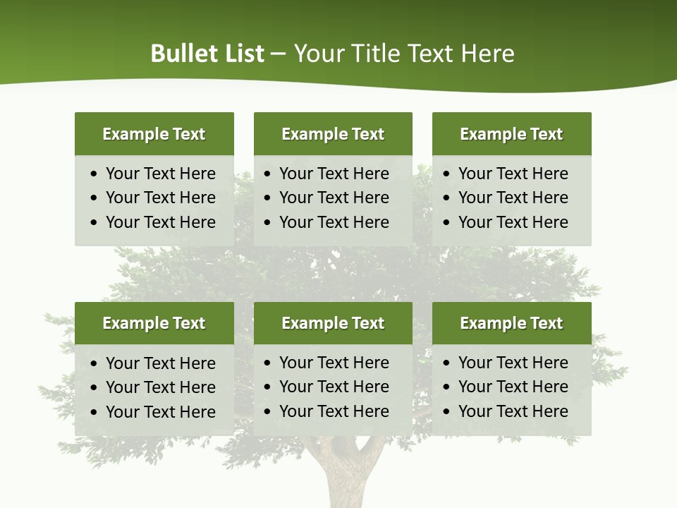 Eco Background Isolated PowerPoint Template