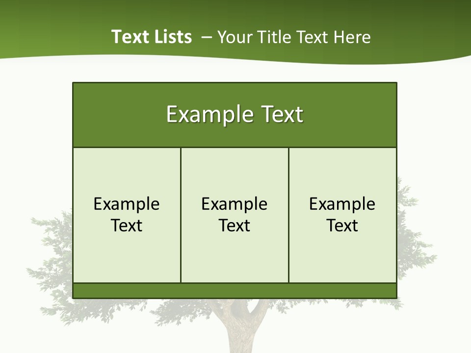 Eco Background Isolated PowerPoint Template
