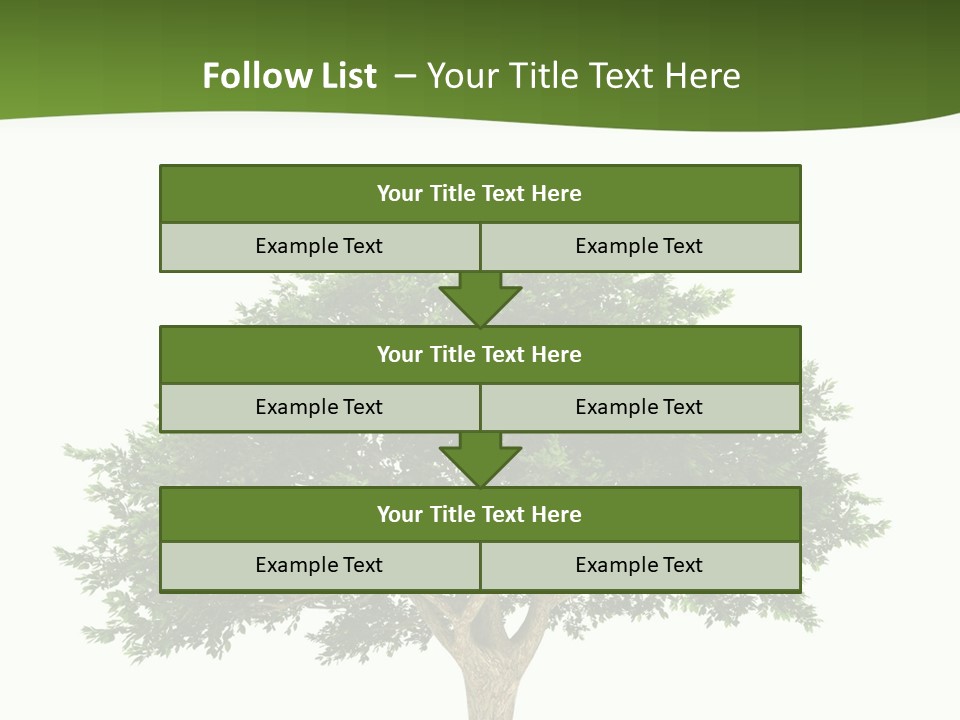 Eco Background Isolated PowerPoint Template