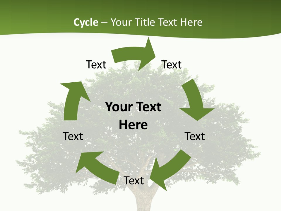 Eco Background Isolated PowerPoint Template