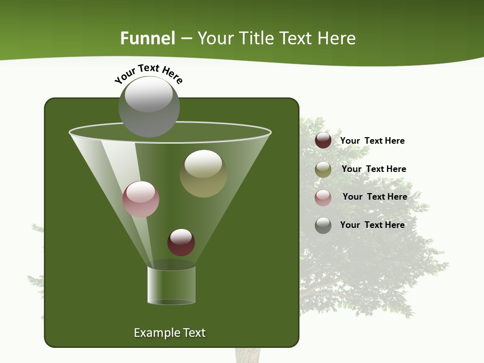 Eco Background Isolated PowerPoint Template