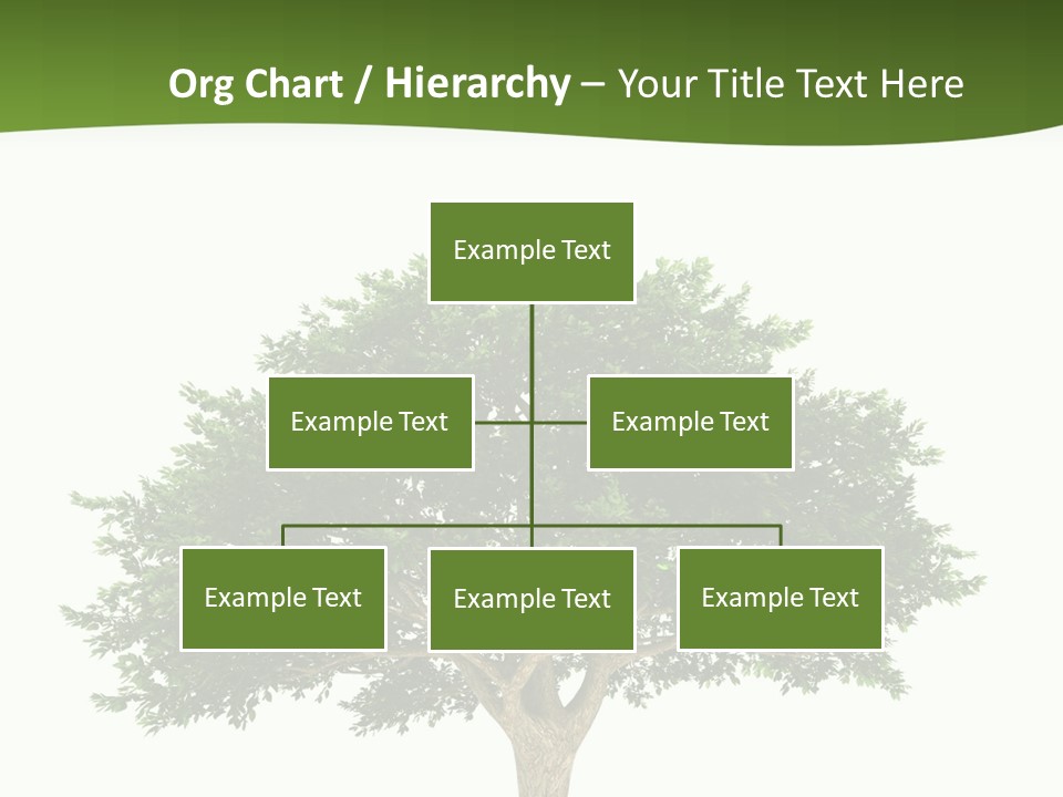 Eco Background Isolated PowerPoint Template