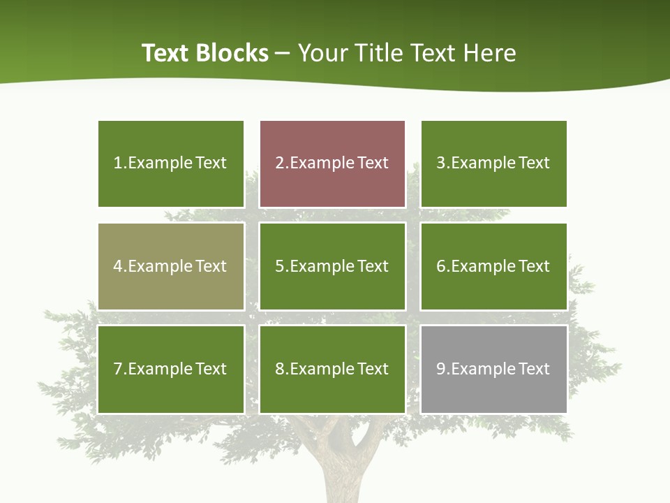 Eco Background Isolated PowerPoint Template