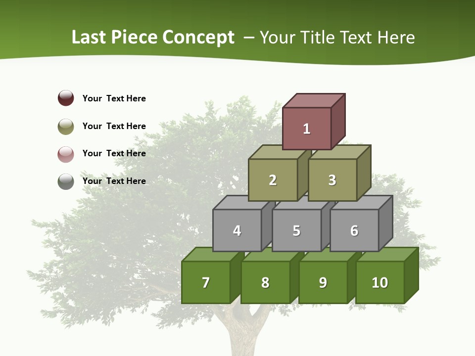 Eco Background Isolated PowerPoint Template