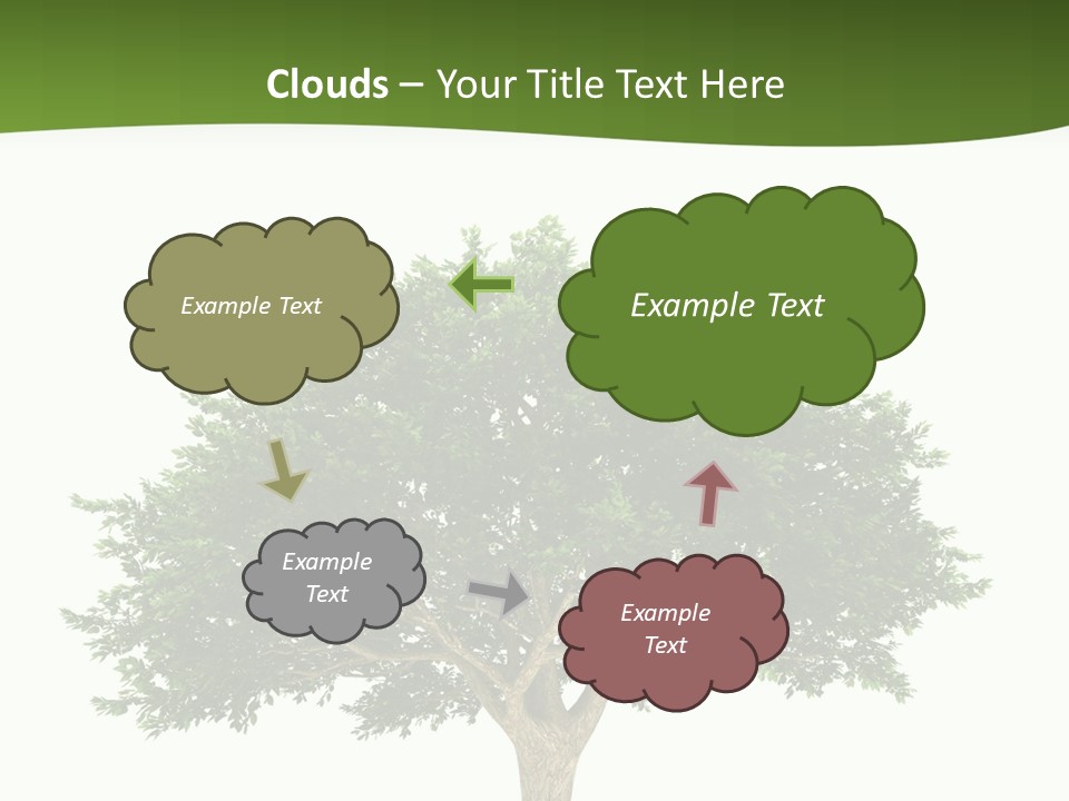 Eco Background Isolated PowerPoint Template