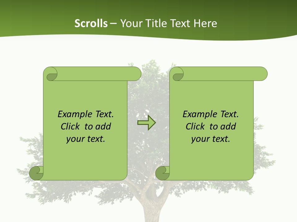 Eco Background Isolated PowerPoint Template