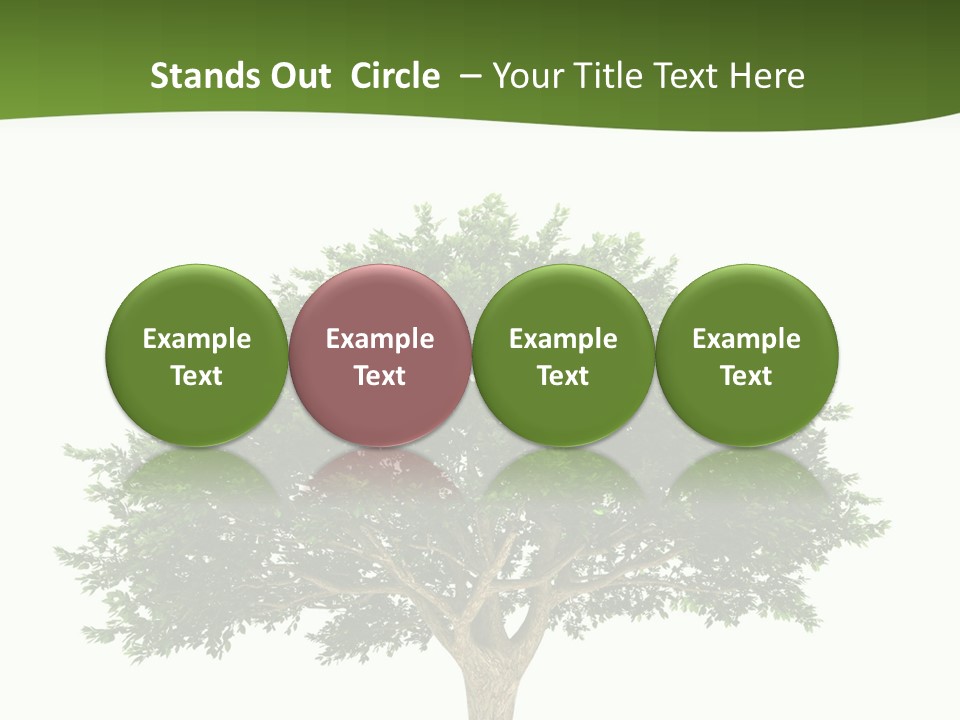 Eco Background Isolated PowerPoint Template