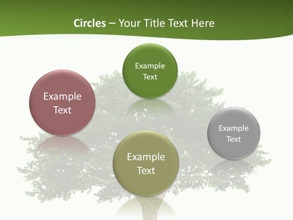 Eco Background Isolated PowerPoint Template