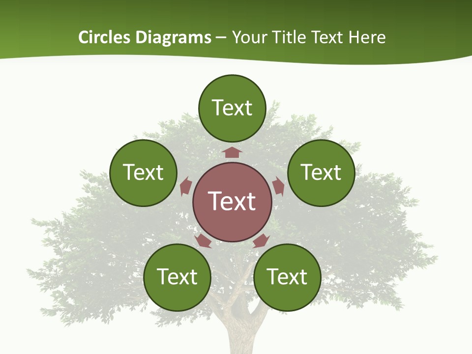 Eco Background Isolated PowerPoint Template