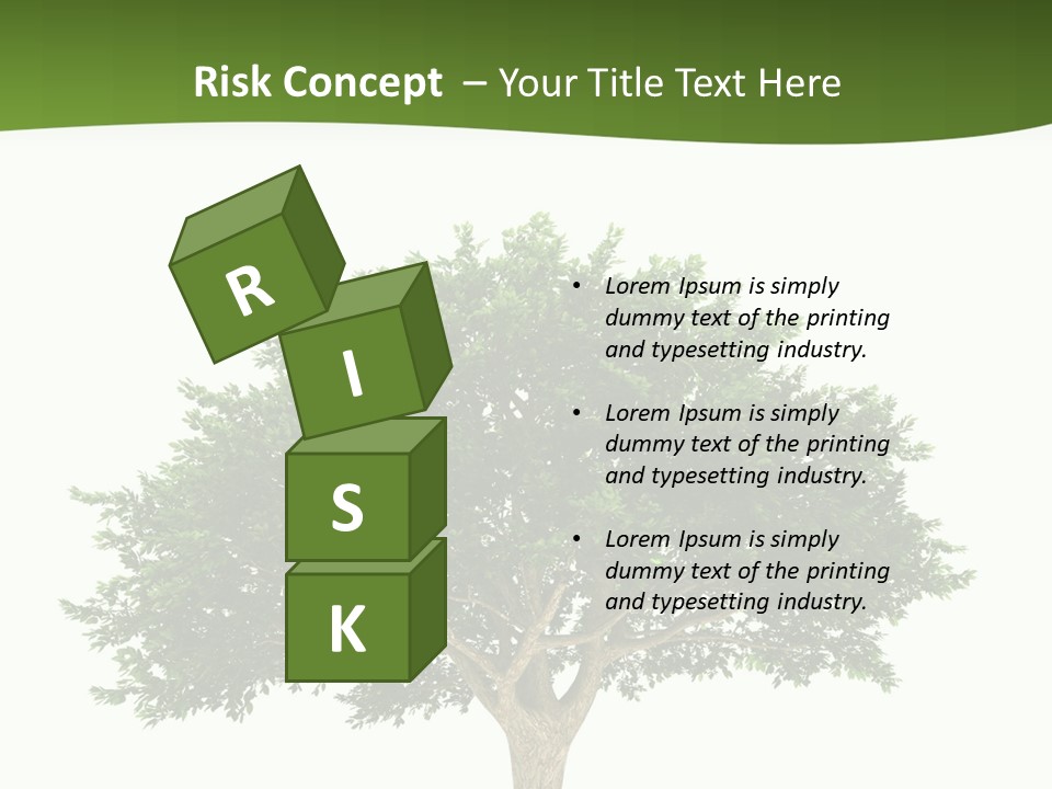 Eco Background Isolated PowerPoint Template