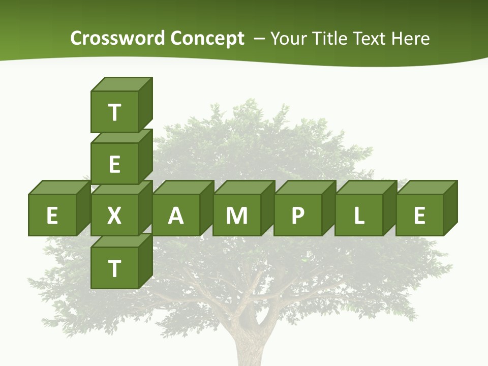 Eco Background Isolated PowerPoint Template