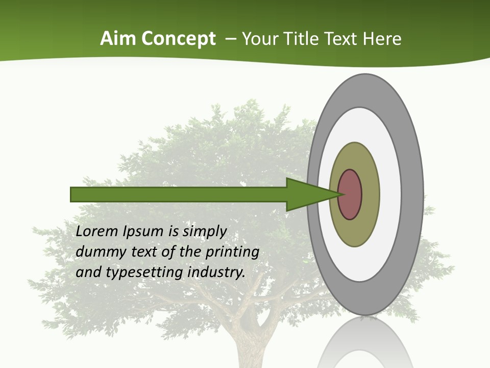 Eco Background Isolated PowerPoint Template